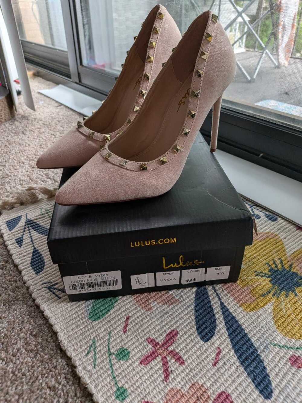 Lulu's Vydia Studded Heels - Sz 7.5